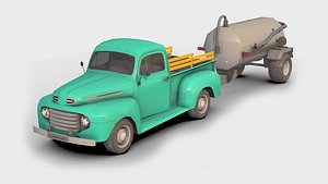 3D model Farm Car