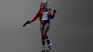 3D Harley Quinn 2