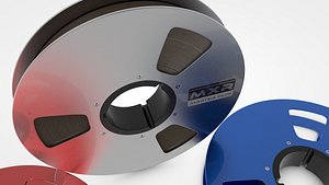 3D magnetic tape reel model