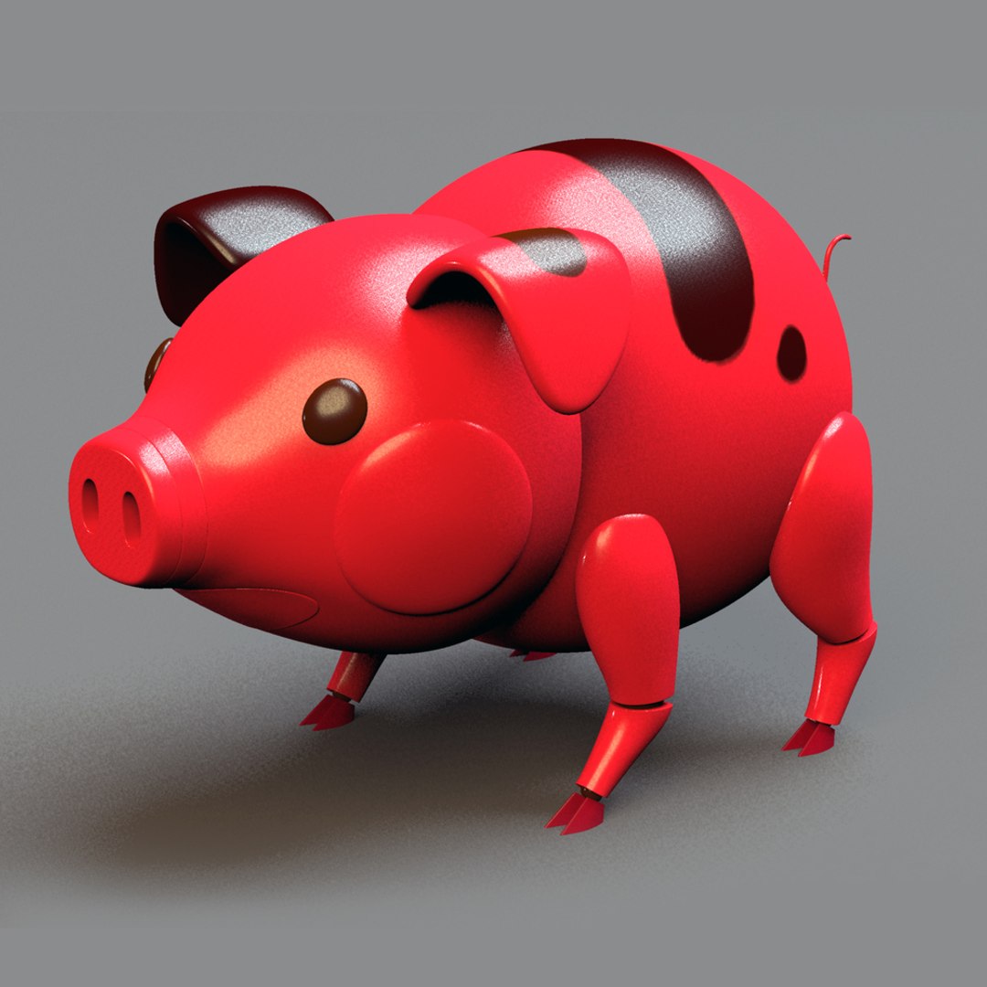 Free 3D Model Pig Mechanic Rig - TurboSquid 1182526