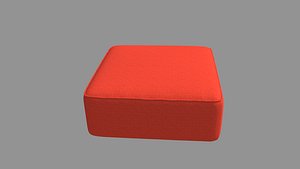 3D model Single Sofa- Cushion