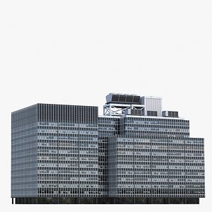 3D JPMorgan Chase V4 Lowpoly