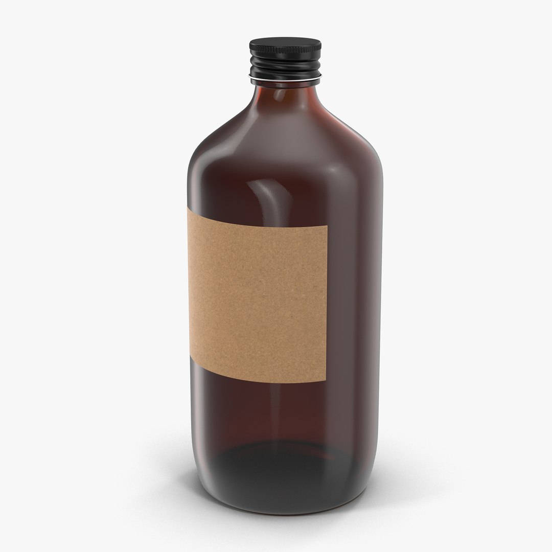 Cold Brew Bottle 4 3D model preview