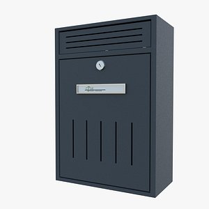 Mailbox Gray 3D