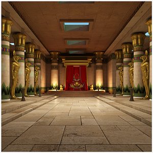 3D model Pharaoh Interior Palace - 2021 - Vol 01