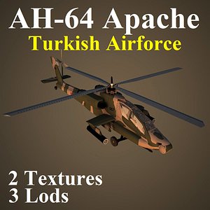 max ah-64 apache taf attack helicopter