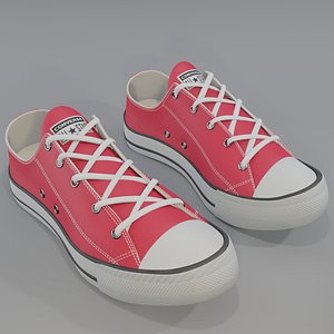 Conver All Stars Low  Red 3D model