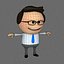 3dsmax clipart rigged business man
