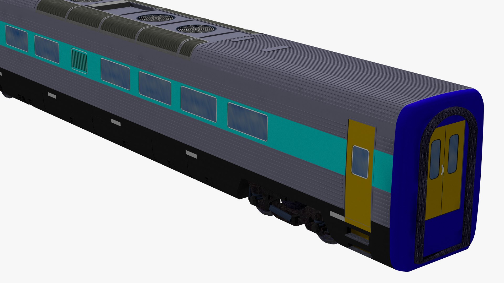 3d New South Wales Xplorer Passenger Train Model Turbosquid 2063228