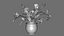 Schlumbergera cacto de natal planta flor modelo 3D low-poly