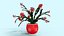 Schlumbergera cacto de natal planta flor modelo 3D low-poly