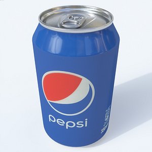 3D softdrink pepsi model