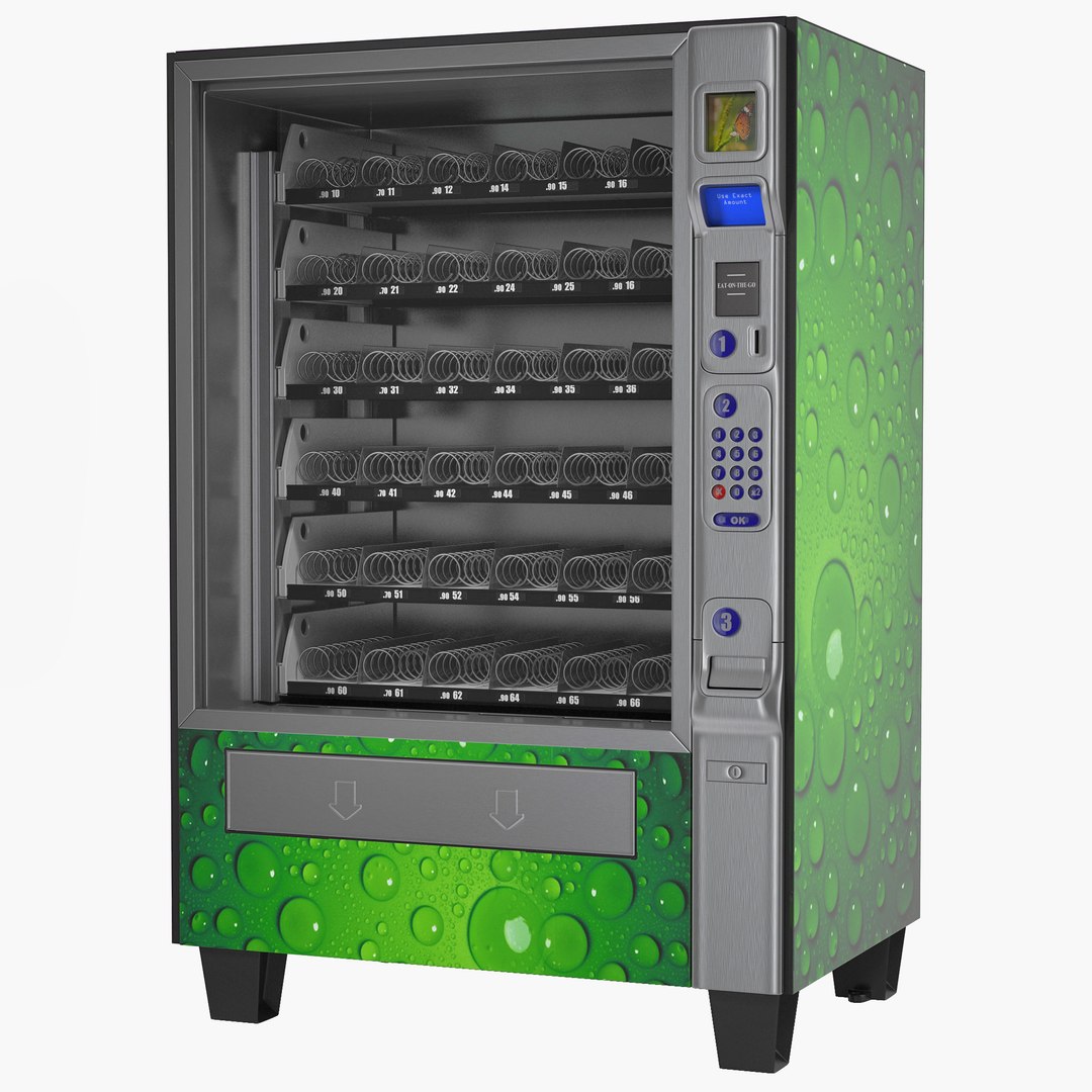 Vending Machine 3 3D Model 3D model preview