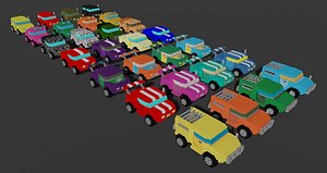 Voxel cars pack