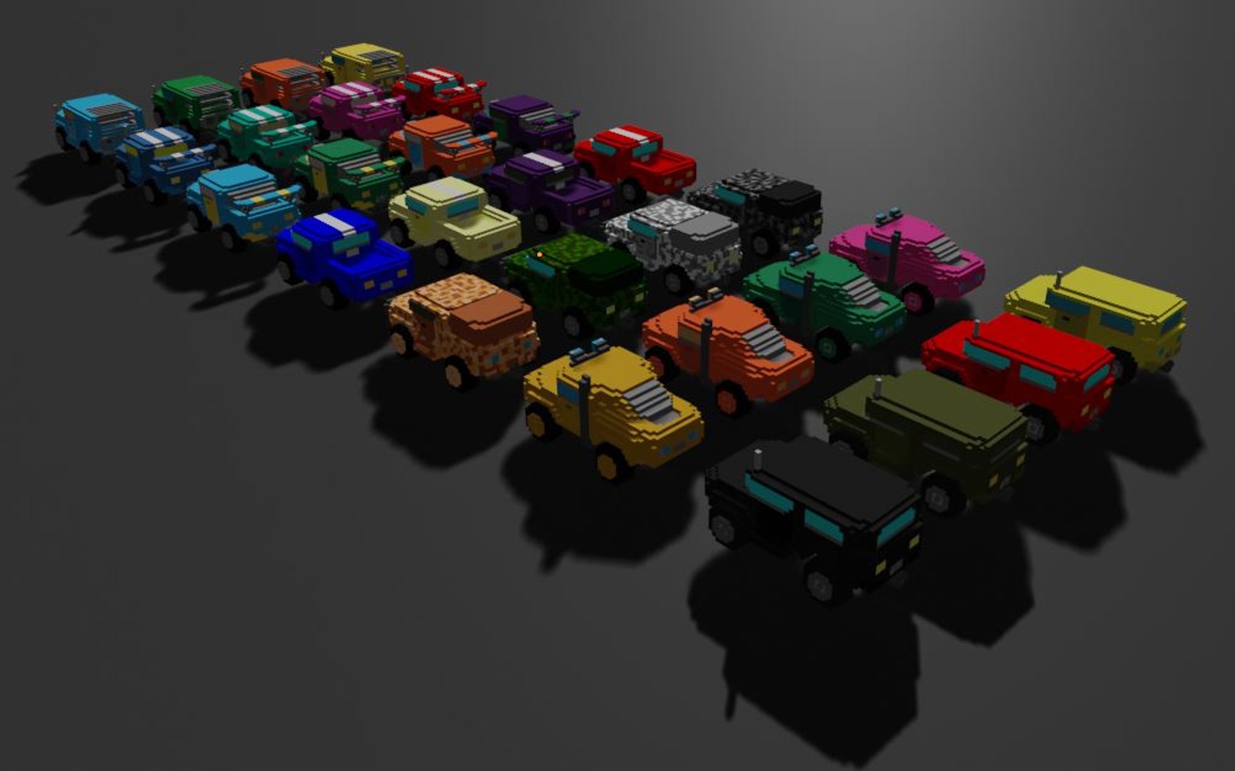 3D cars voxel model https://p.turbosquid.com/ts-thumb/Ug/BskYMk/OWAWStQR/image3/jpg/1604320866/1920x1080/fit_q87/8eab13055962e5bbf6d44460c9169ada0a1e2479/image3.jpg