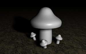 mushrooms c4d free
