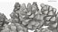 Pine Cones Pile with Open Scales Brown