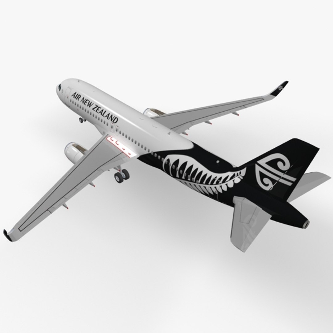 3d Model Sharkleted A320neo Air New