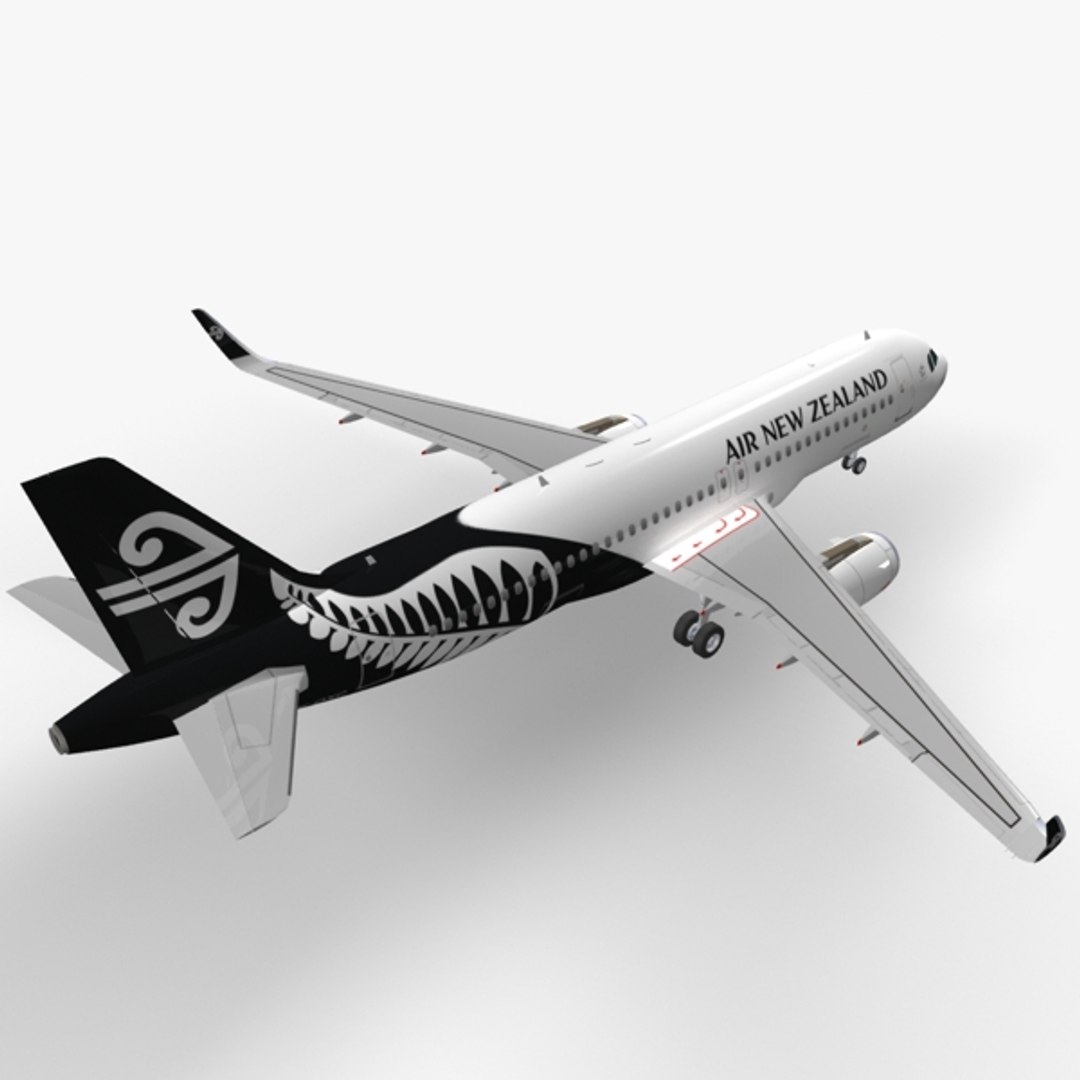 3d model sharkleted a320neo air new