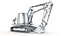 Tracked Excavator 3D model