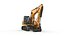 Tracked Excavator 3D model