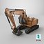 Tracked Excavator 3D model