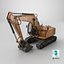 Tracked Excavator 3D model