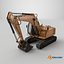 Tracked Excavator 3D model