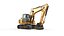 Tracked Excavator 3D model