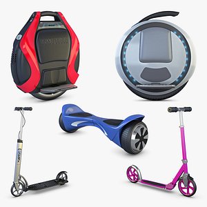 Personal Transportation Devices Collection volume 1 3D model