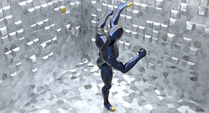 robot skeleton 3D model