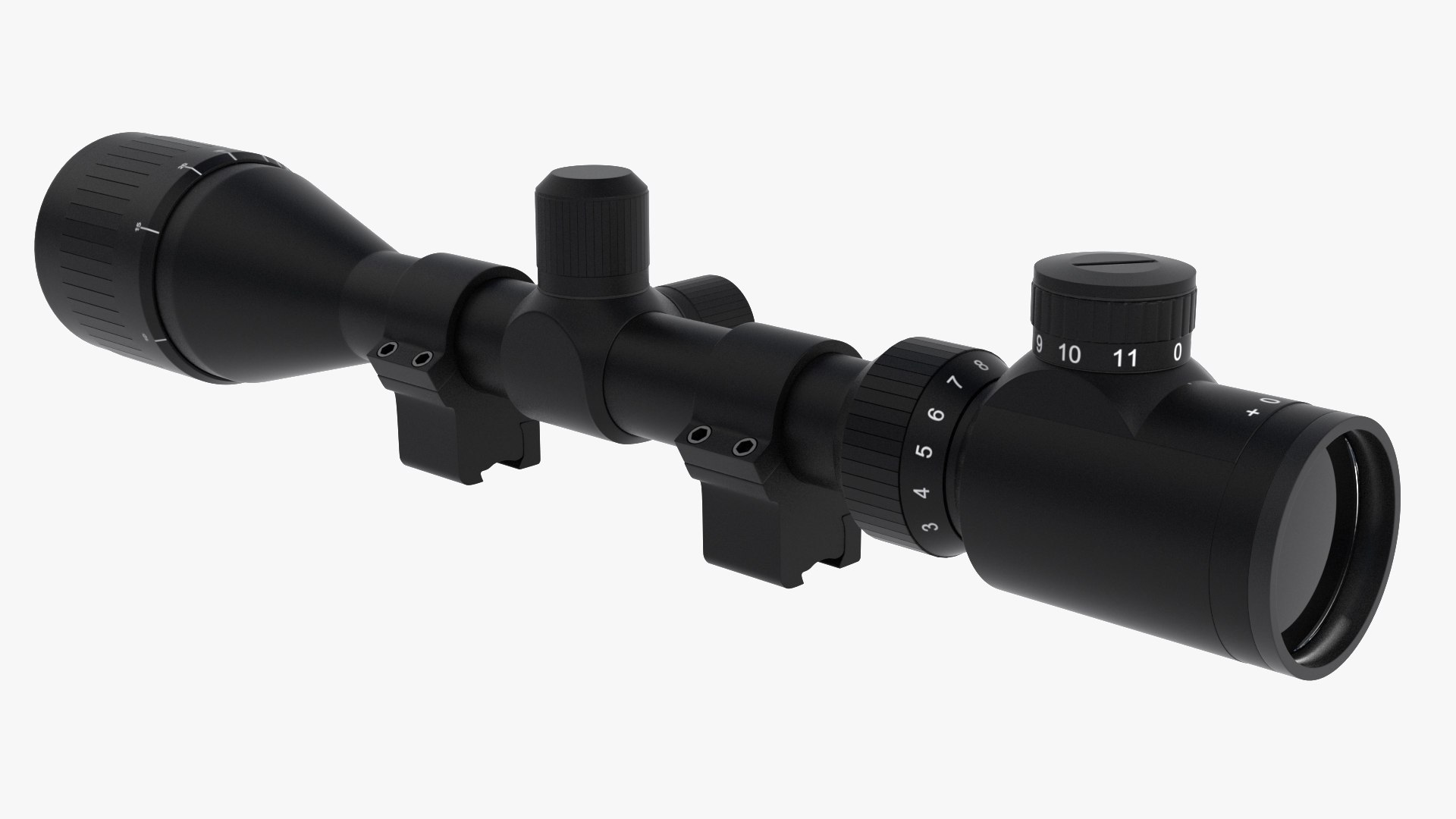 Scope Sight Weapon Model - TurboSquid 1499136