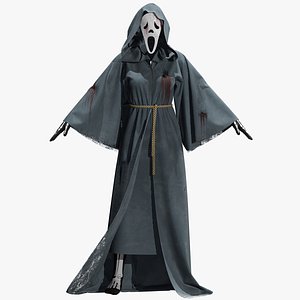 3D Halloween outfit with texture