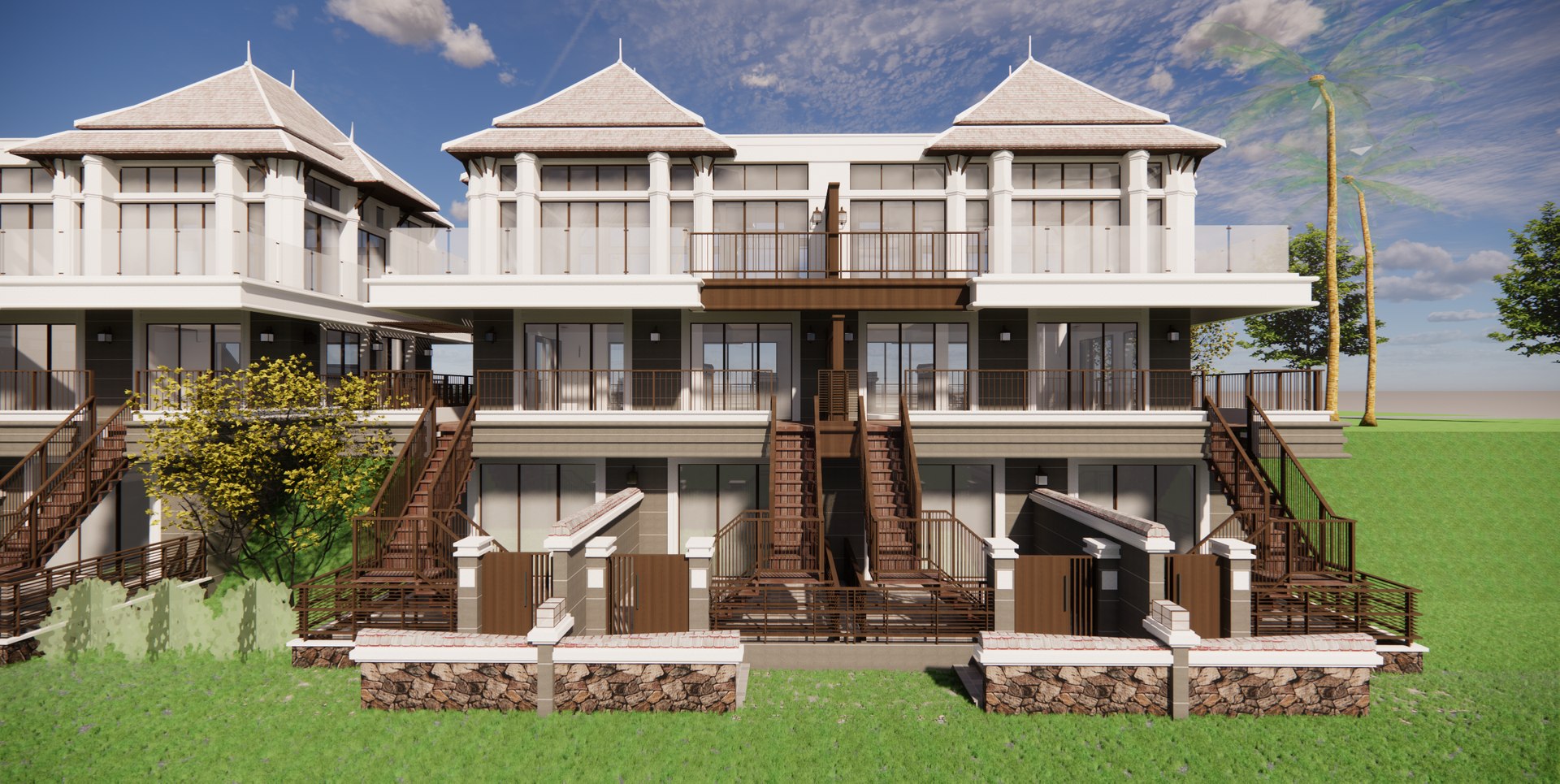 3D Luxury House Modern Classic Exterior Design -A5 Model - TurboSquid ...