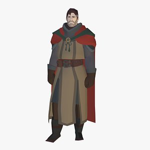 3D Classic RPG Style 01 Auther Warrior  Archer  Swordman