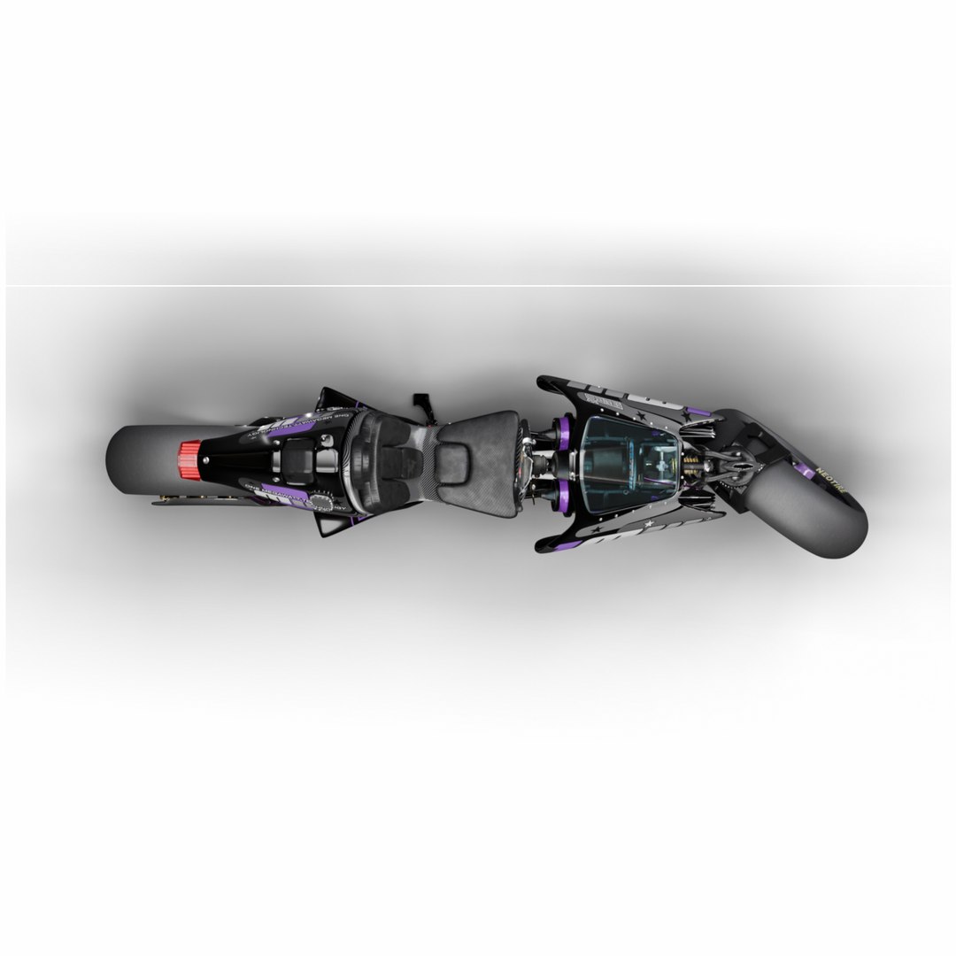 MOTO E Random Represent Cyberpunk Motorcycle Model - TurboSquid 2232520