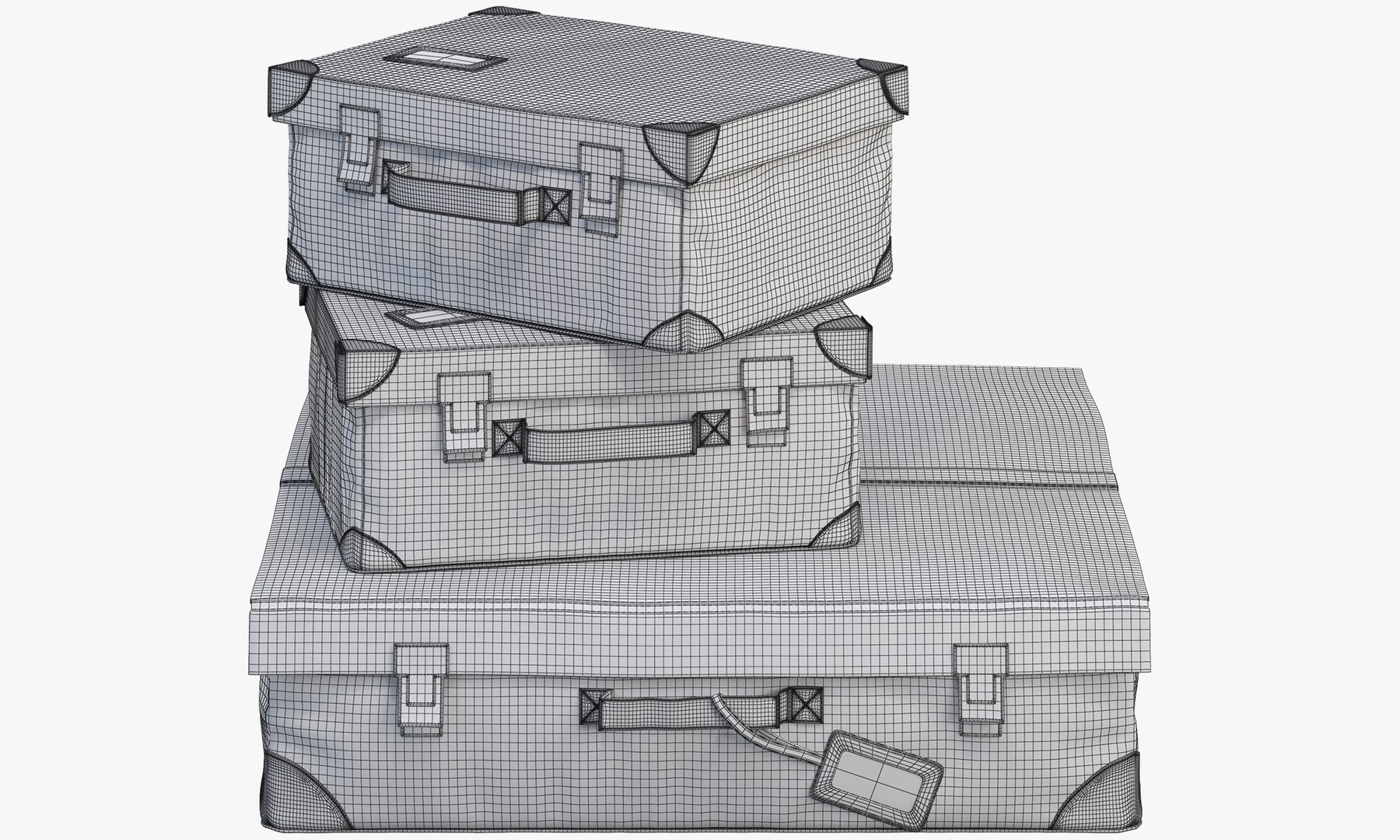 Trunk Box 3D Model - TurboSquid 1443982