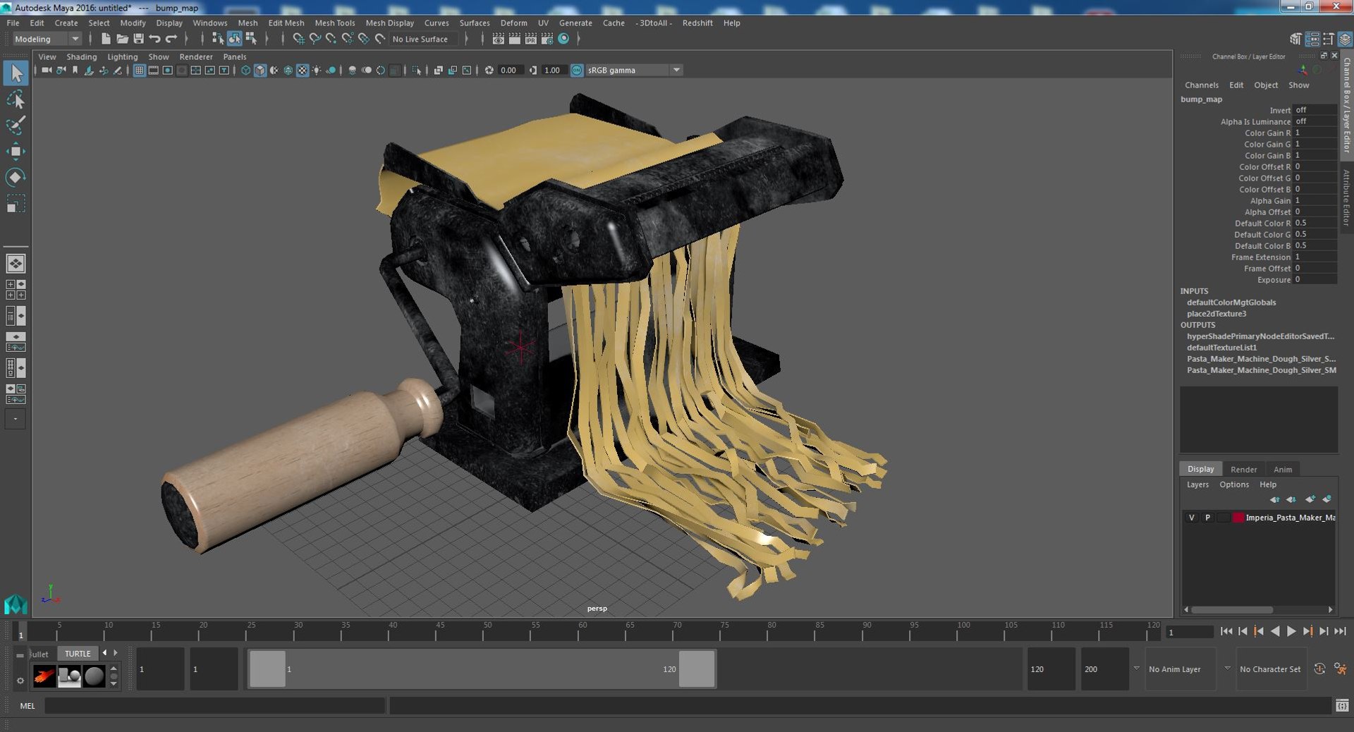 3D Imperia Pasta Maker Machine Silver with Dough https://p.turbosquid.com/ts-thumb/Ug/WPYfAt/G6/imperiapastamakermachinesilverwithdoughvray3dmodel026/jpg/1643753245/1920x1080/fit_q87/fd4a2914dde2aebf714b73b71b357c3dab416bfa/imperiapastamakermachinesilverwithdoughvray3dmodel026.jpg