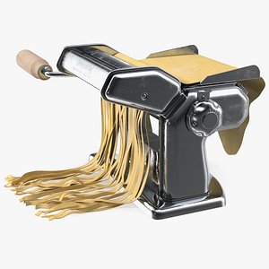 Imperia Pasta Maker Machine Silver with Dough