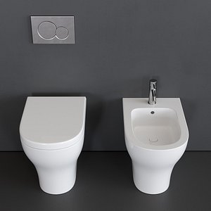 Ceramica Cielo Enjoy bidet and toilet