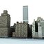 Manhattan District 01 Night Low Poly