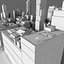 Manhattan District 01 Night Low Poly