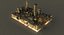 Manhattan District 01 Night Low Poly