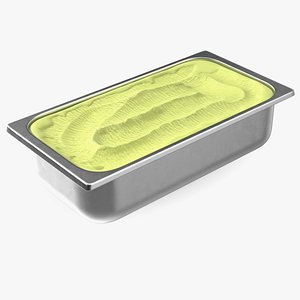 3D Pistachio Ice Cream Tray