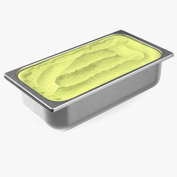 3D Pistachio Ice Cream Tray - TurboSquid 1816794