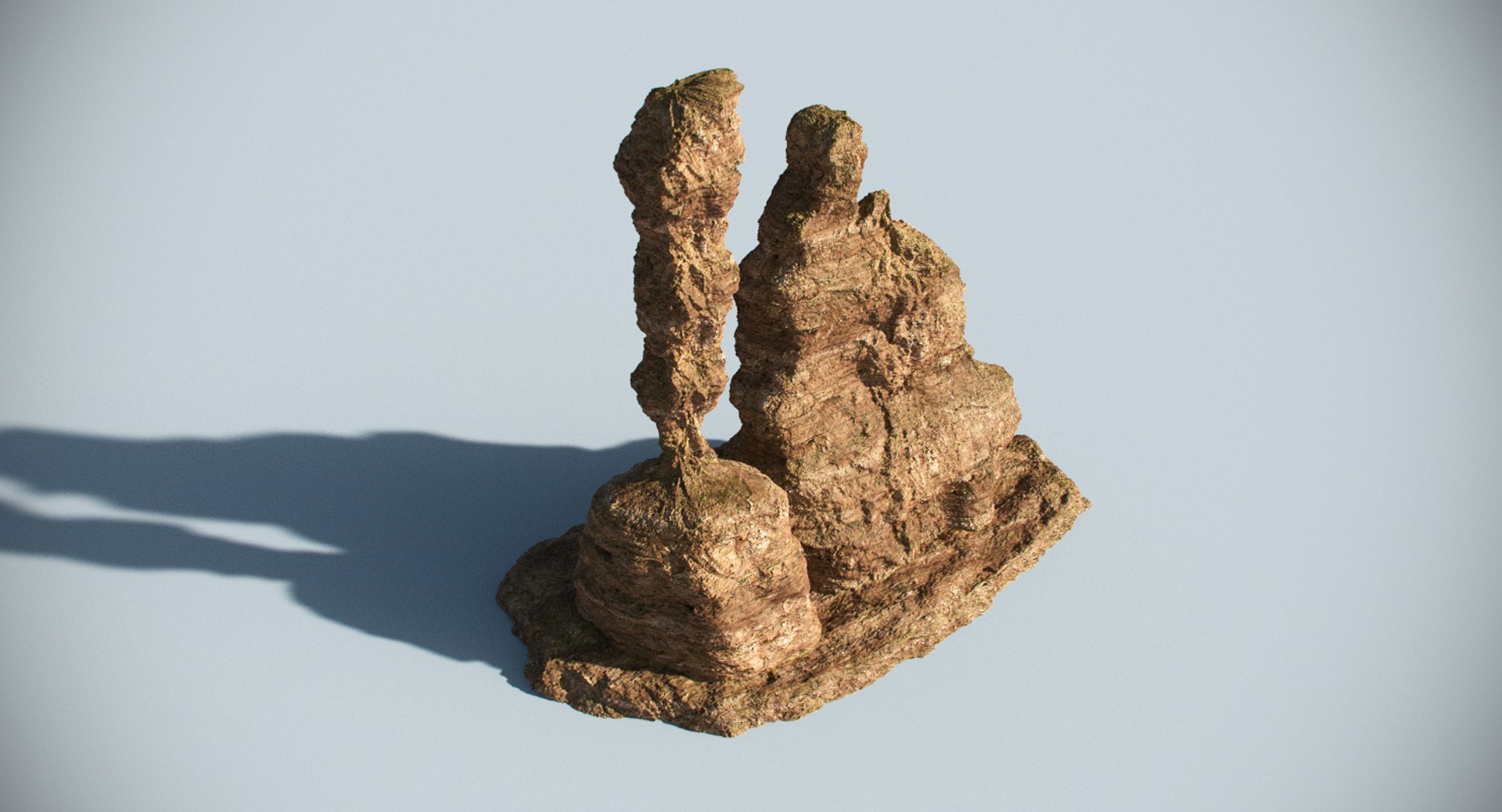 3ds Max Desert Rock