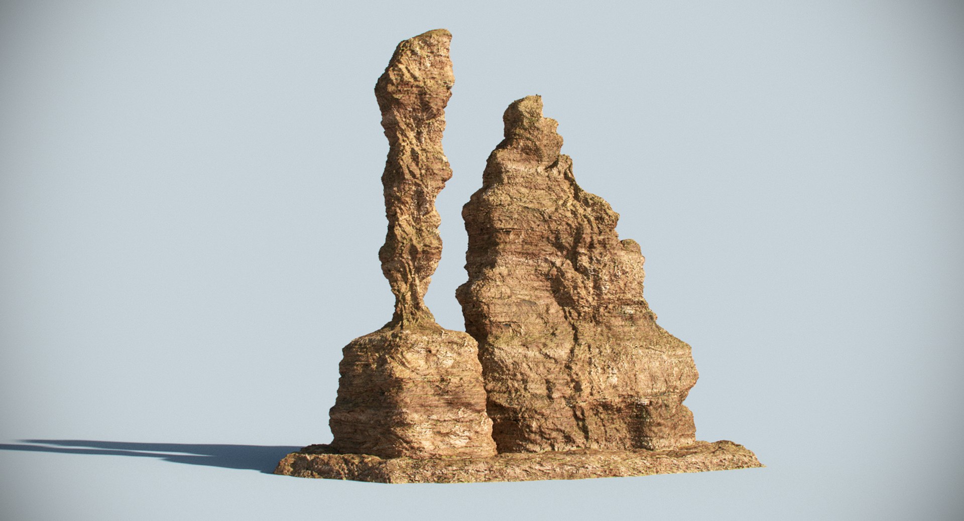 3ds Max Desert Rock