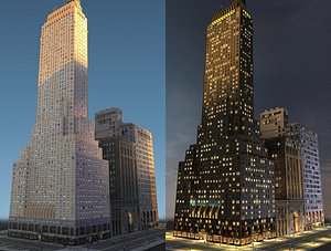 3D model new york manhattan lexington