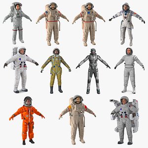 3D Astronauts Collection 6