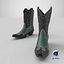 Stivali da cowboy Eagle Star verdi